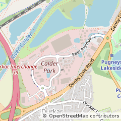 Map of Wakefield, West Yorkshire