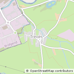 Map of Bridgend