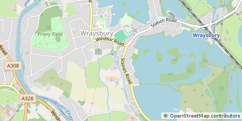 Map of Staines-Upon-Thames