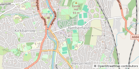 Map of Kendal, Cumbria