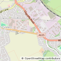 Map of Near Barnsley, Yorkshire