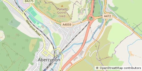 Map of MID Glamorgan