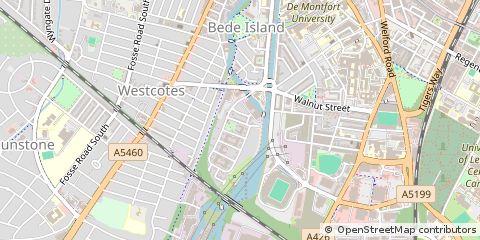 Map of Leicester