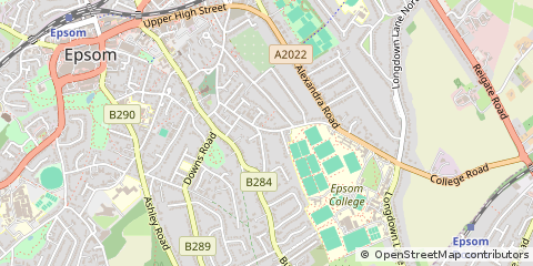 Map of Epsom
