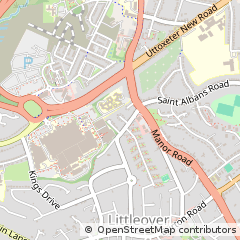 Map of Derby, Derbyshire