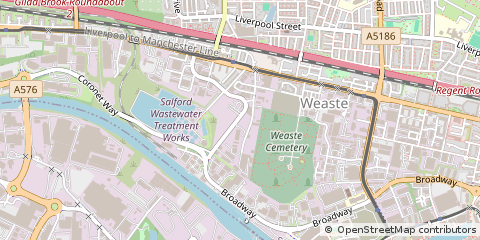 Map of Manchester