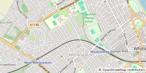 Map of Whitley BAY