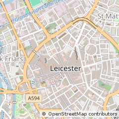 Map of Leicester