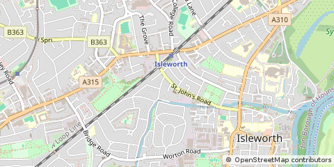 Map of Isleworth