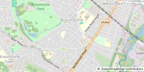 Map of Leicester