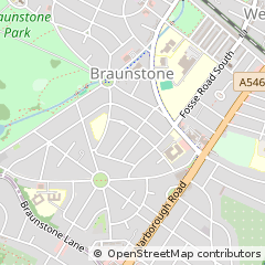 Map of Leicester
