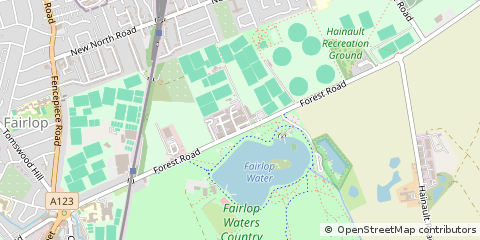 Map of Hainault, Essex
