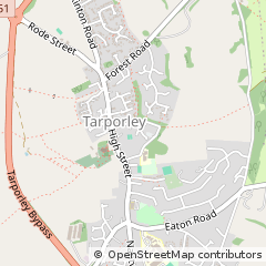 Map of Tarporley, Cheshire