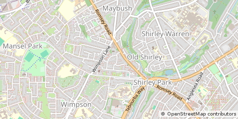 Map of Southampton