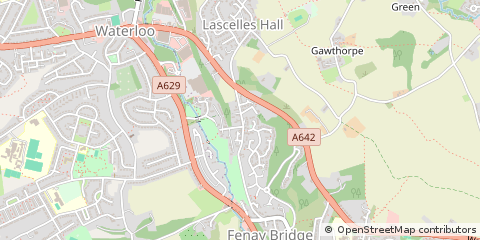 Map of Huddersfield