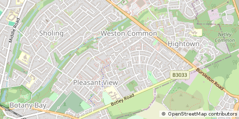 Map of Southampton, Hampshire