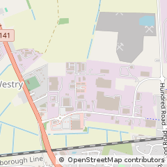 Map of March, Cambridgeshire