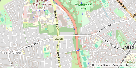Map of Cheadle
