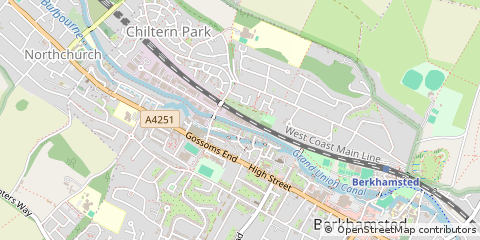 Map of Berkhamsted