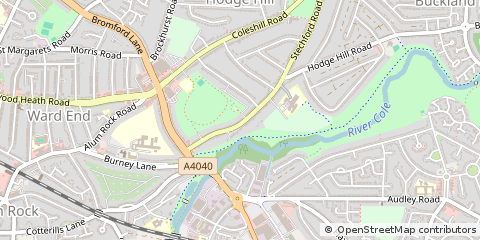 Map of Birmingham
