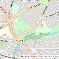 Map of Birmingham