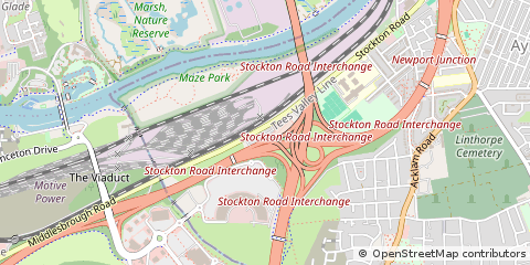 Map of Middlesbrough