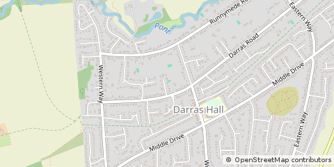 Map of Newcastle Upon Tyne, Northumberland