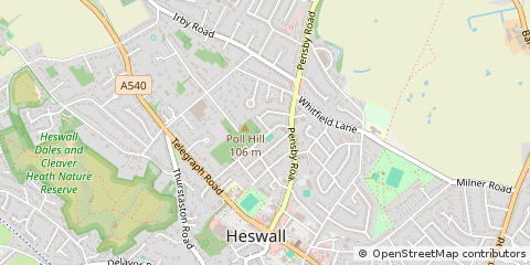 Map of Wirral