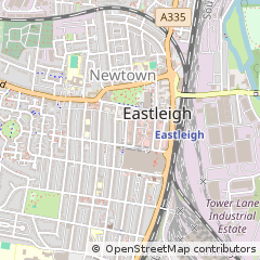 Map of Eastleigh, Hampshire