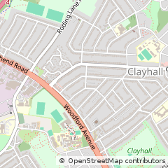 Map of Ilford, Essex