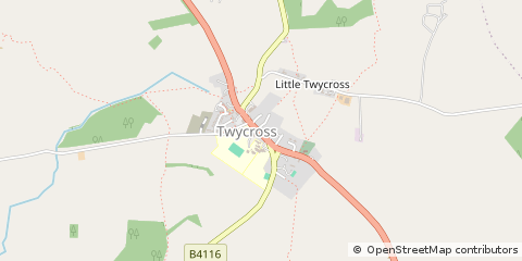 Map of Atherstone, Warwickshire