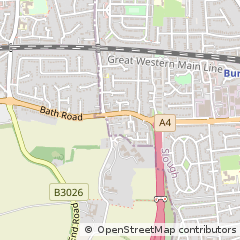 Map of Slough, Berkshire