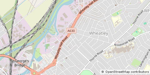 Map of Doncaster