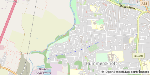Map of Darlington, Durham