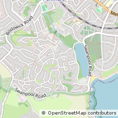 Map of Falmouth, Cornwall