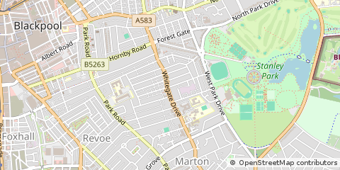 Map of Blackpool