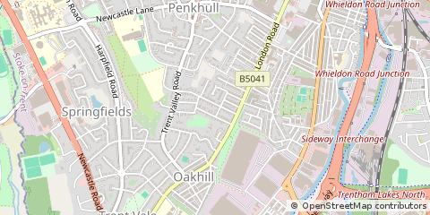 Map of Stoke-on-Trent