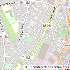 Map of Stoke-on-Trent