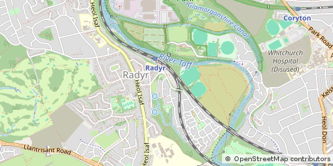 Map of Cardiff