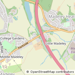 Map of Crewe, Cheshire