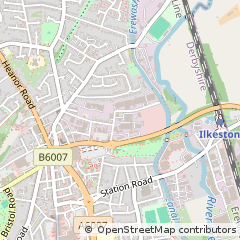 Map of Ilkeston, Derbyshire