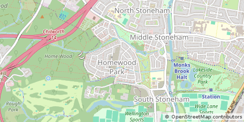 Map of Eastleigh