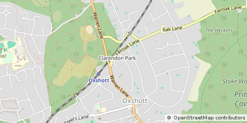 Map of Leatherhead