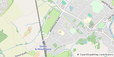 Map of Loughborough