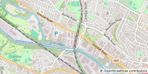 Map of Leeds West Yorkshire