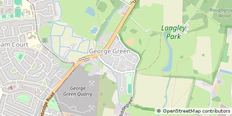 Map of Slough, Berkshire