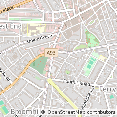 Map of Aberdeen
