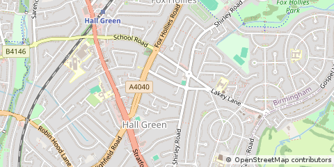Map of Birmingham