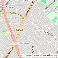 Map of Birmingham