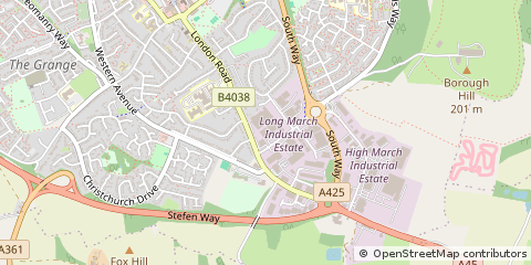 Map of Daventry